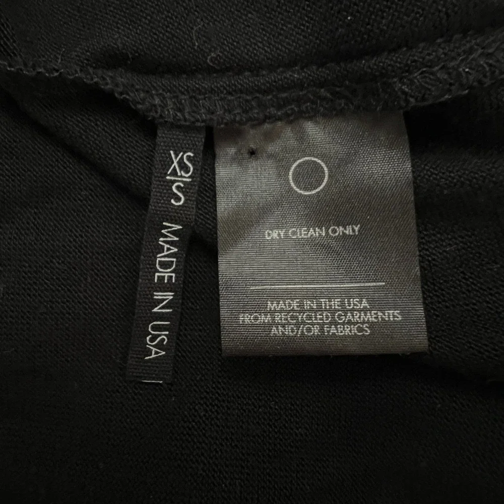 Reformation Black t-shirt Sheath Maxi Long Minimalist Casual basic Dress XS S